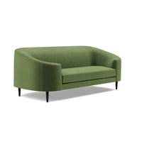 Made Goods Basset Contemporary Cabriole-Style Sofa in Havel Velvet