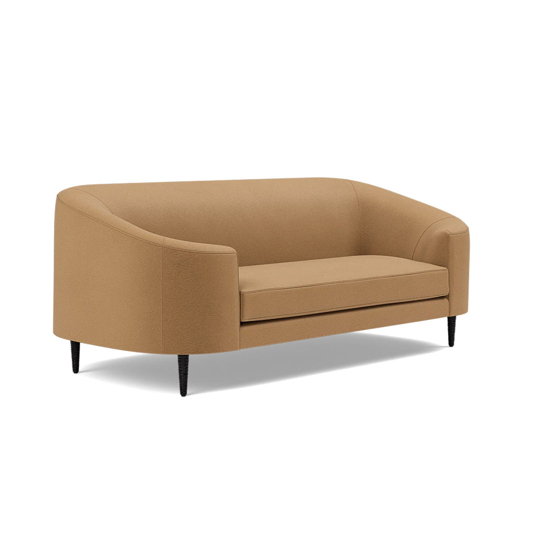 Made Goods Basset Contemporary Cabriole-Style Sofa in Havel Velvet