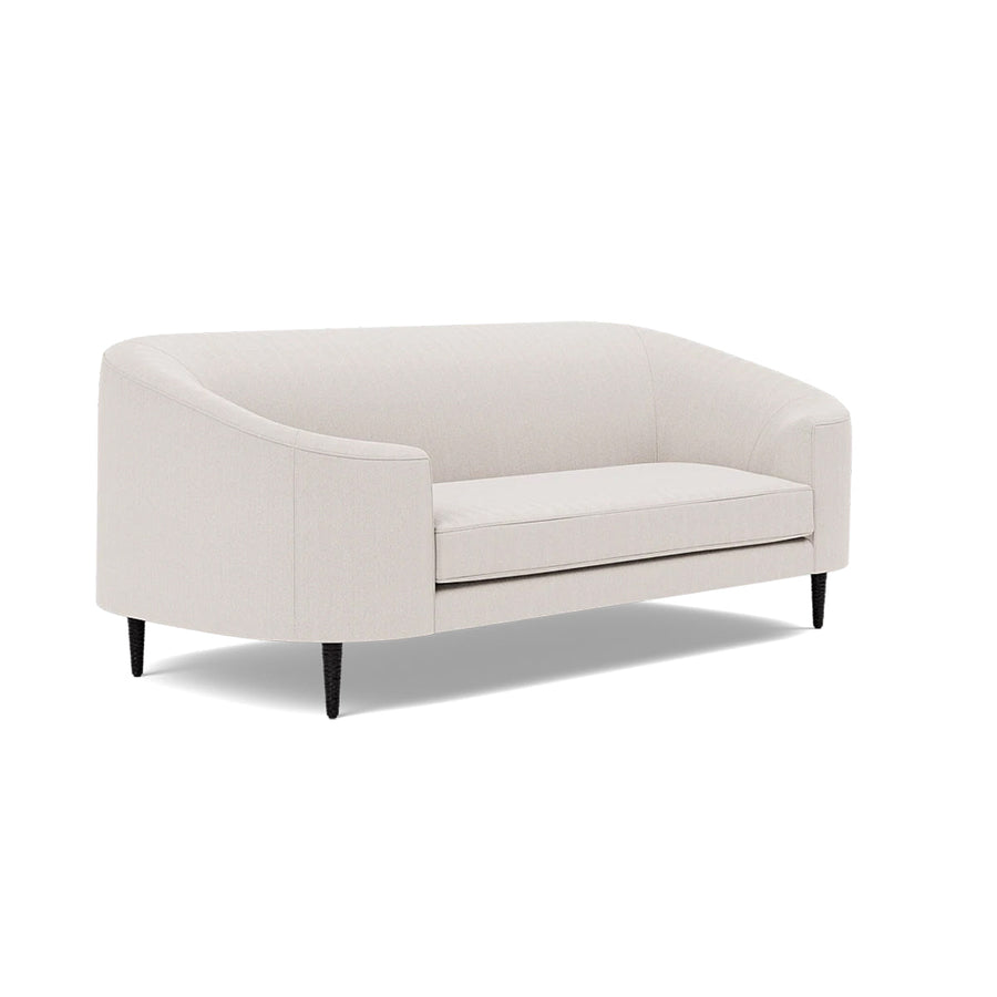 Made Goods Basset Contemporary Cabriole-Style Sofa in Pagua Fabric