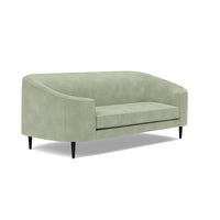 Made Goods Basset Contemporary Cabriole-Style Sofa in Weser Fabric