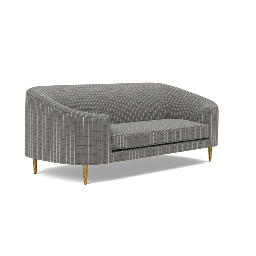 Made Goods Basset Contemporary Cabriole-Style Sofa in Clyde Fabric