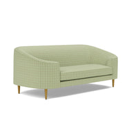 Made Goods Basset Contemporary Cabriole-Style Sofa in Clyde Fabric