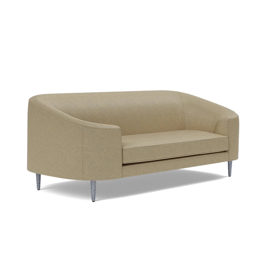 Made Goods Basset Contemporary Cabriole-Style Sofa, Bassac Leather