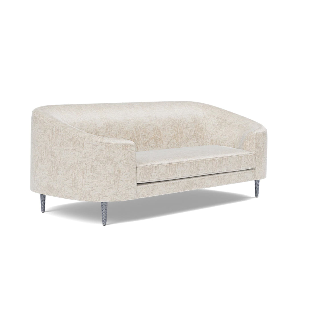 Made Goods Basset Contemporary Cabriole-Style Sofa, Volta Fabric