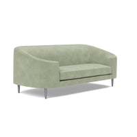 Made Goods Basset Contemporary Cabriole-Style Sofa in Weser Fabric