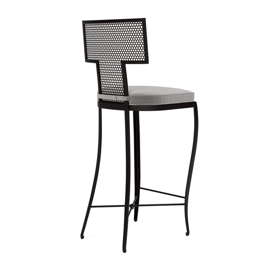 Made Goods Hadley Metal Outdoor Bar Stool in Havel Velvet