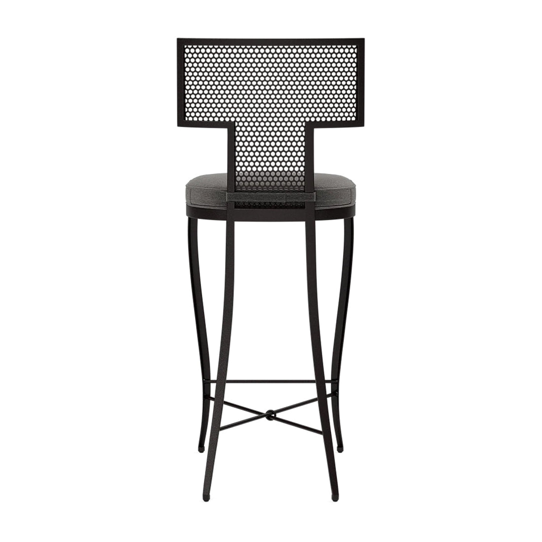 Made Goods Hadley Metal Outdoor Bar Stool in Havel Velvet