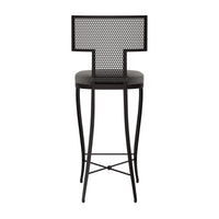 Made Goods Hadley Metal Outdoor Bar Stool in Havel Velvet