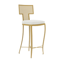 Made Goods Hadley Outdoor Bar Stool in Lambro Boucle