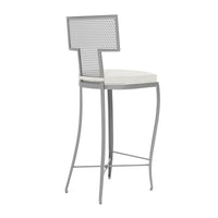 Made Goods Hadley Outdoor Bar Stool in Lambro Boucle