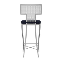 Made Goods Hadley Outdoor Bar Stool in Lambro Boucle