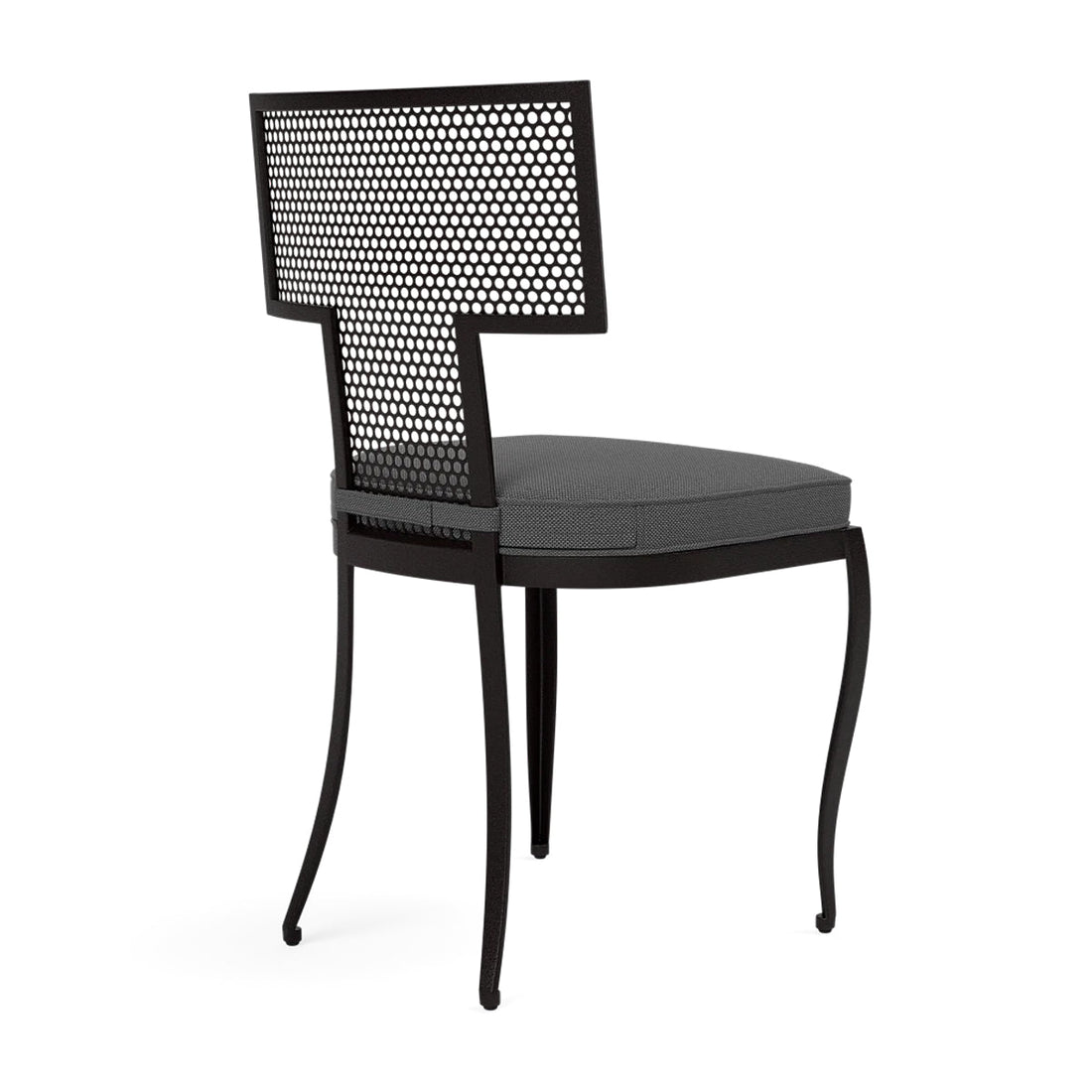 Made Goods Hadley Metal Outdoor Dining Chair in Alsek Fabric