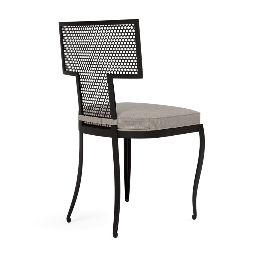 Made Goods Hadley Metal Outdoor Dining Chair in Alsek Fabric