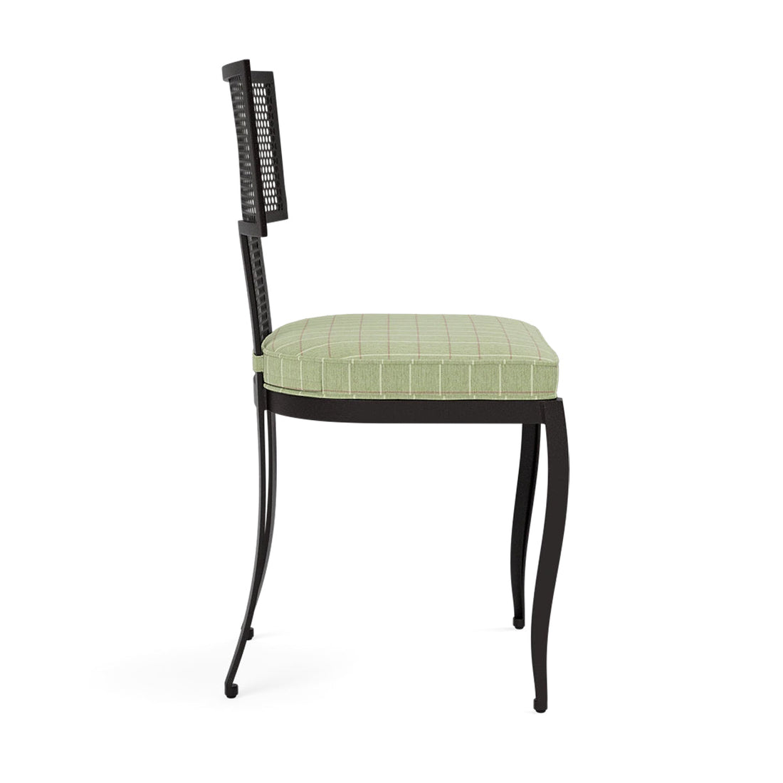 Made Goods Hadley Metal Outdoor Dining Chair in Clyde Fabric