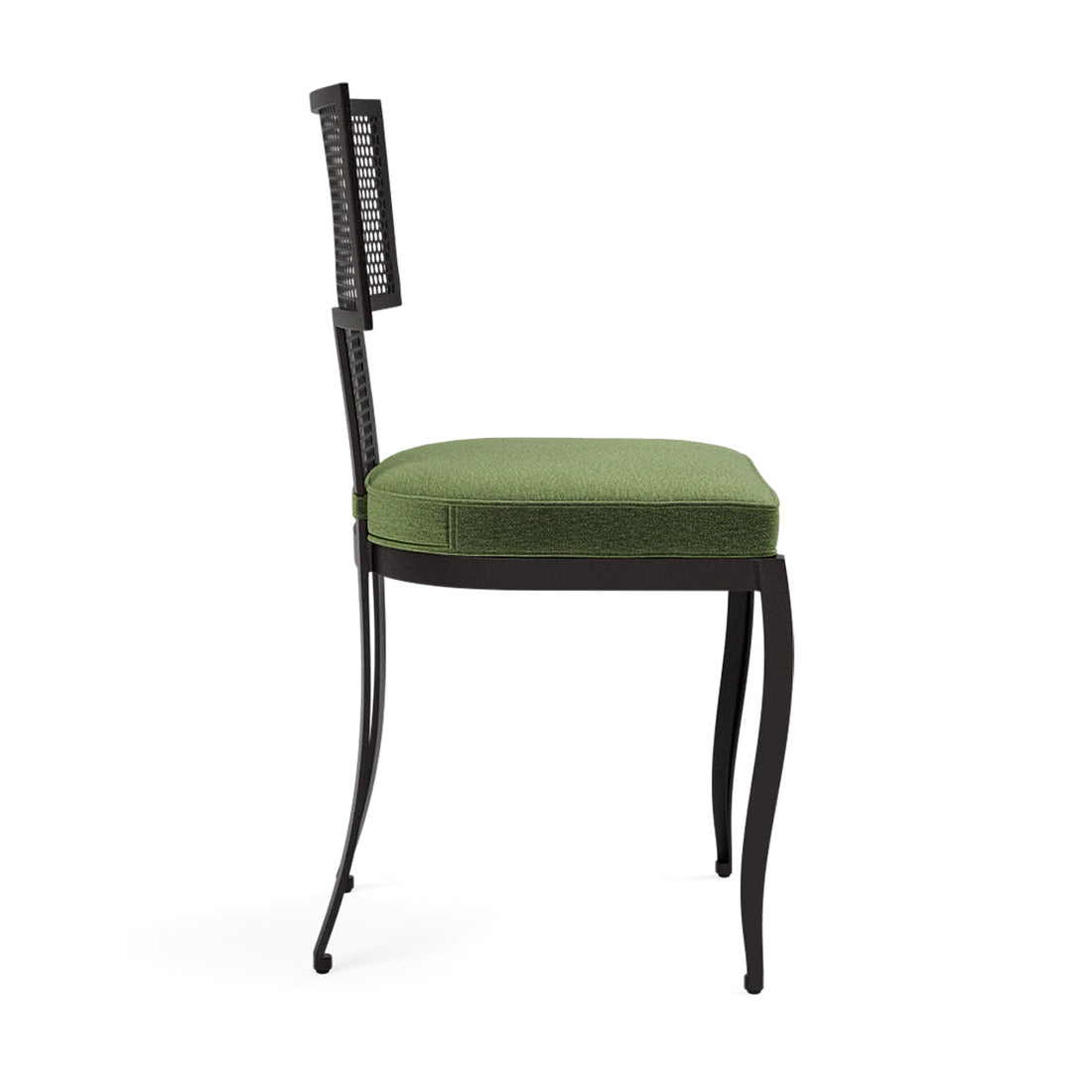 Made Goods Hadley Metal Outdoor Dining Chair in Havel Velvet