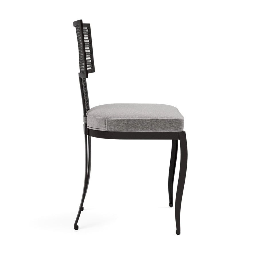 Made Goods Hadley Metal Outdoor Dining Chair in Havel Velvet