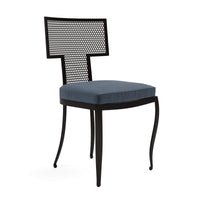 Made Goods Hadley Metal Outdoor Dining Chair in Havel Velvet