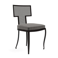 Made Goods Hadley Metal Outdoor Dining Chair in Havel Velvet