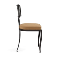 Made Goods Hadley Metal Outdoor Dining Chair in Havel Velvet