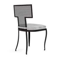 Made Goods Hadley Metal Outdoor Dining Chair in Volta High-Performance Fabric