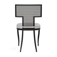 Made Goods Hadley Metal Outdoor Dining Chair in Volta High-Performance Fabric