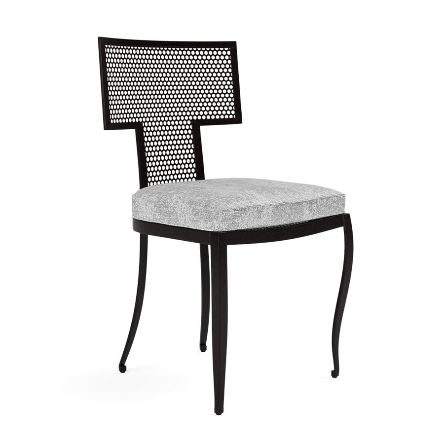 Made Goods Hadley Metal Outdoor Dining Chair in Volta High-Performance Fabric