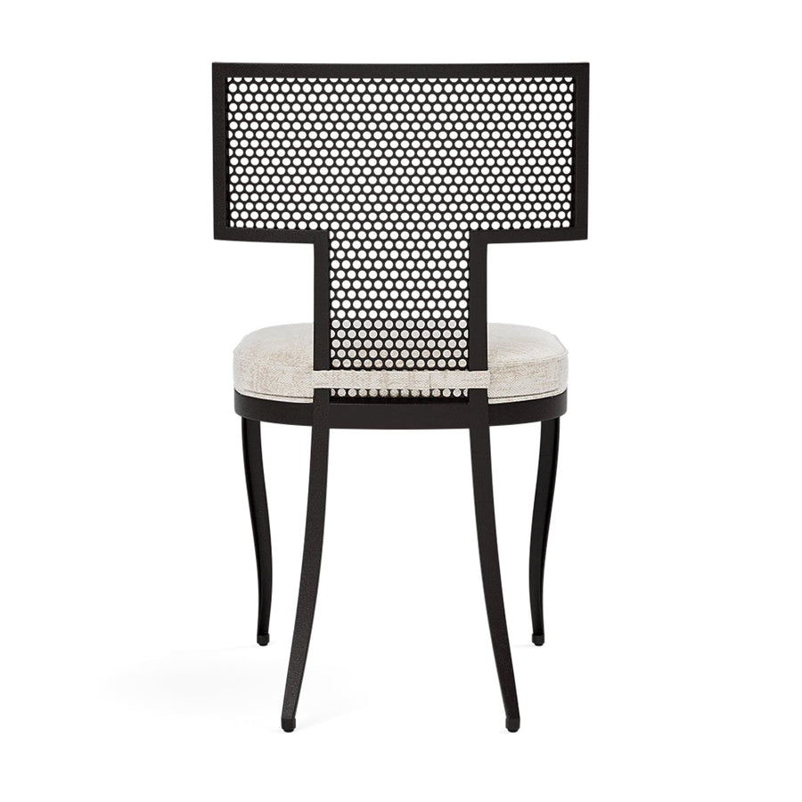 Made Goods Hadley Metal Outdoor Dining Chair in Volta High-Performance Fabric