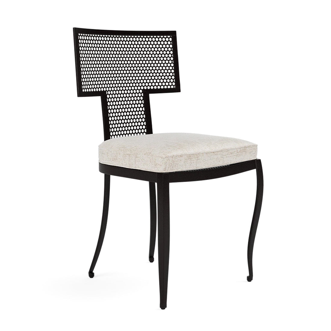 Made Goods Hadley Metal Outdoor Dining Chair in Volta High-Performance Fabric