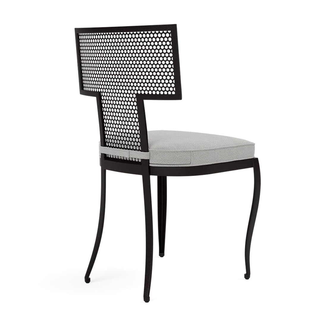 Made Goods Hadley Metal Outdoor Dining Chair in Weser Fabric