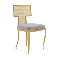 Made Goods Hadley Metal Outdoor Dining Chair in Havel Velvet