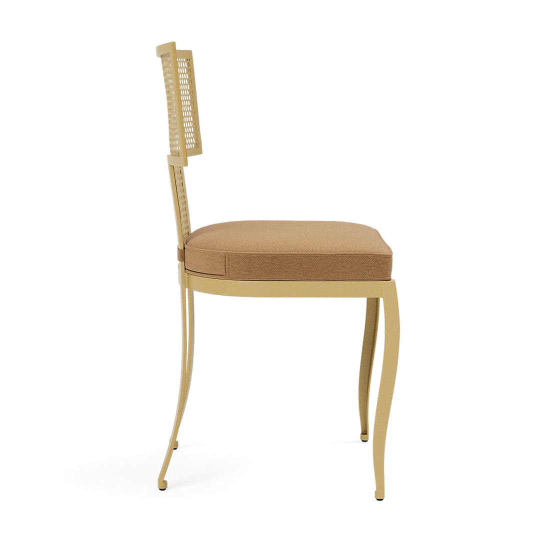 Made Goods Hadley Metal Outdoor Dining Chair in Havel Velvet