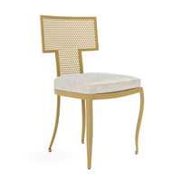 Made Goods Hadley Metal Outdoor Dining Chair in Volta High-Performance Fabric