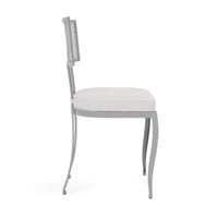 Made Goods Hadley Metal Outdoor Dining Chair in Alsek Fabric