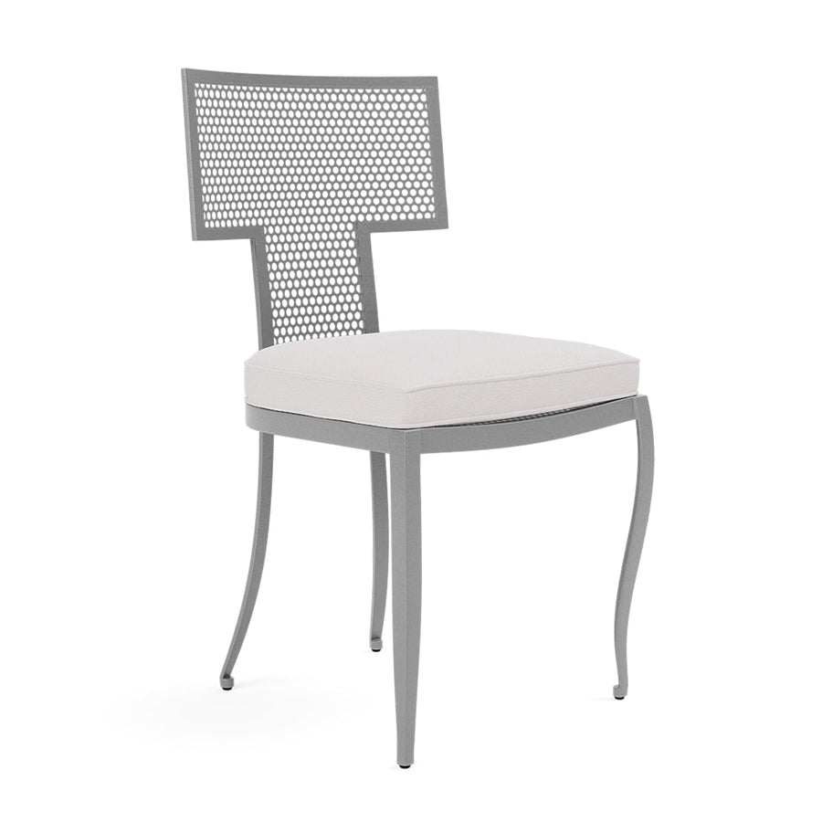 Made Goods Hadley Metal Outdoor Dining Chair in Alsek Fabric