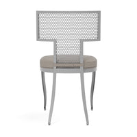 Made Goods Hadley Metal Outdoor Dining Chair in Alsek Fabric