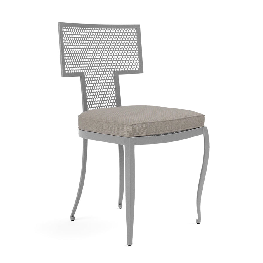 Made Goods Hadley Metal Outdoor Dining Chair in Alsek Fabric