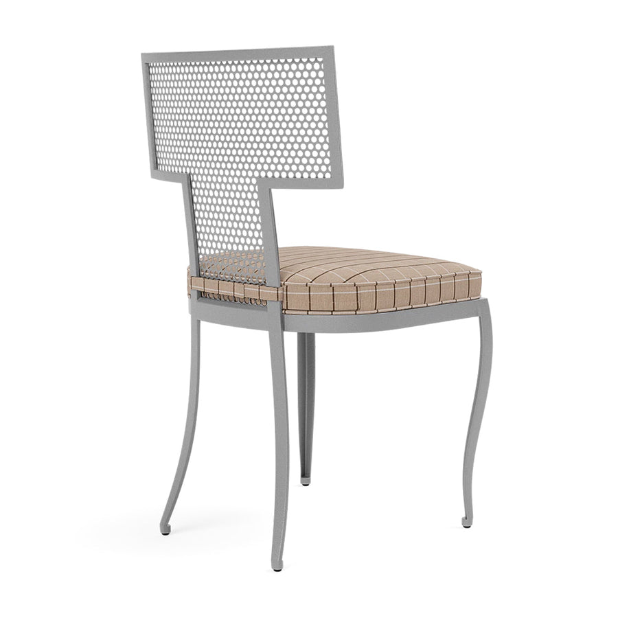 Made Goods Hadley Metal Outdoor Dining Chair in Clyde Fabric