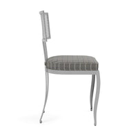 Made Goods Hadley Metal Outdoor Dining Chair in Clyde Fabric