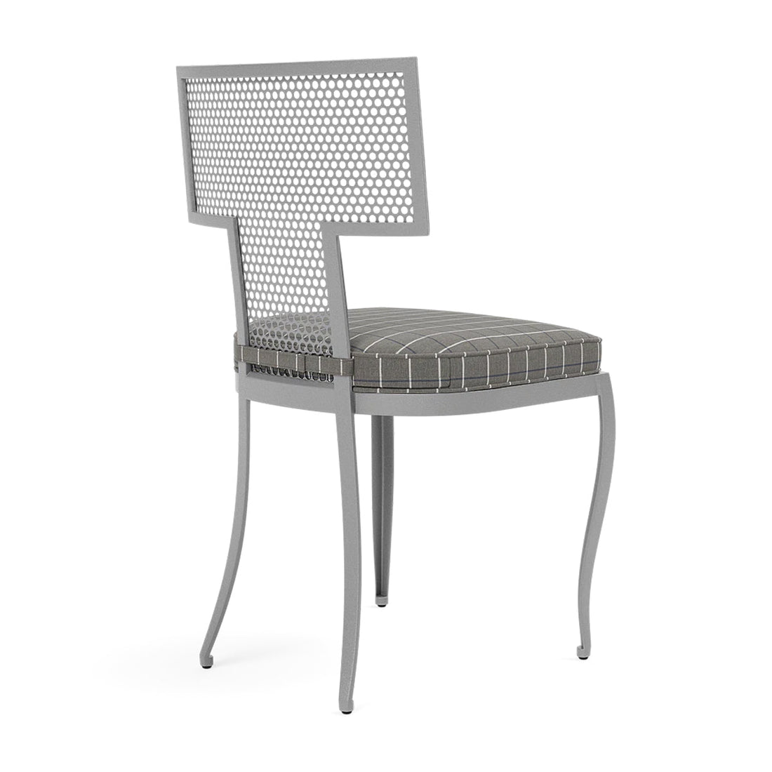 Made Goods Hadley Metal Outdoor Dining Chair in Clyde Fabric