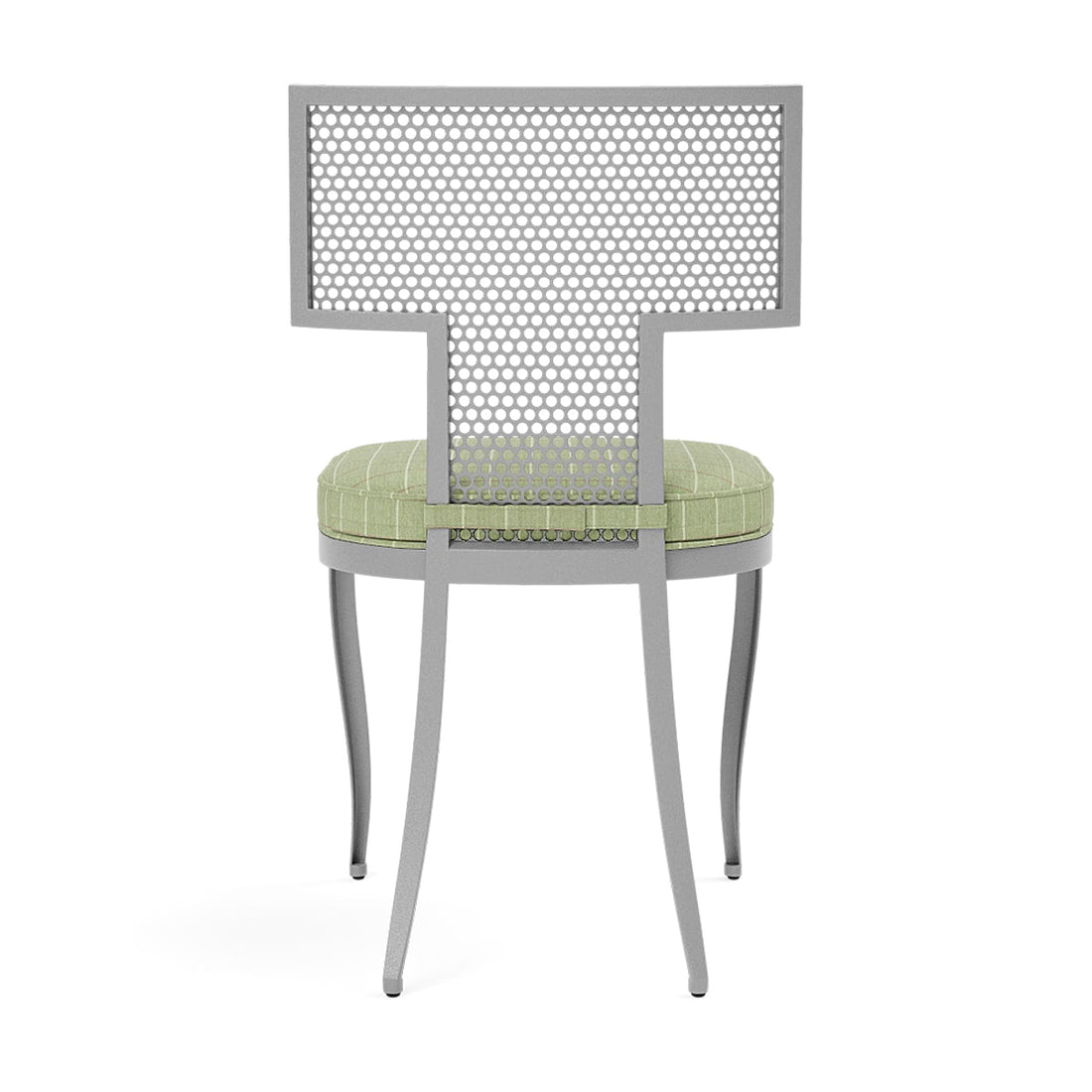 Made Goods Hadley Metal Outdoor Dining Chair in Clyde Fabric