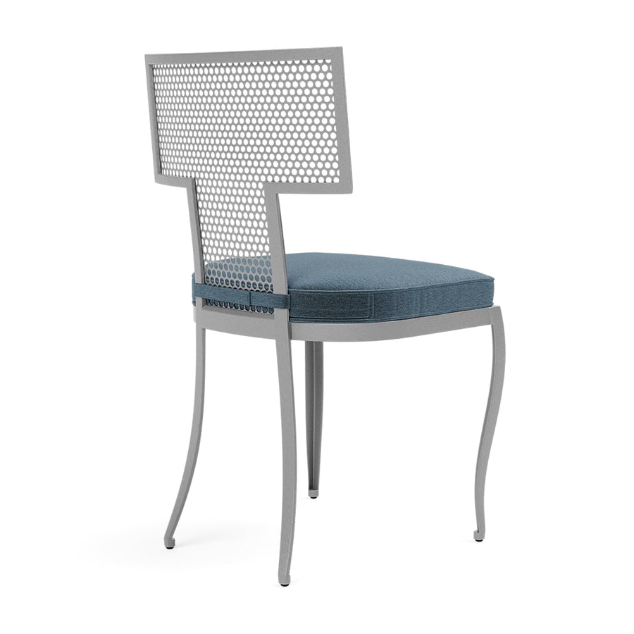 Made Goods Hadley Metal Outdoor Dining Chair in Havel Velvet