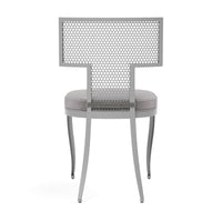 Made Goods Hadley Metal Outdoor Dining Chair in Havel Velvet