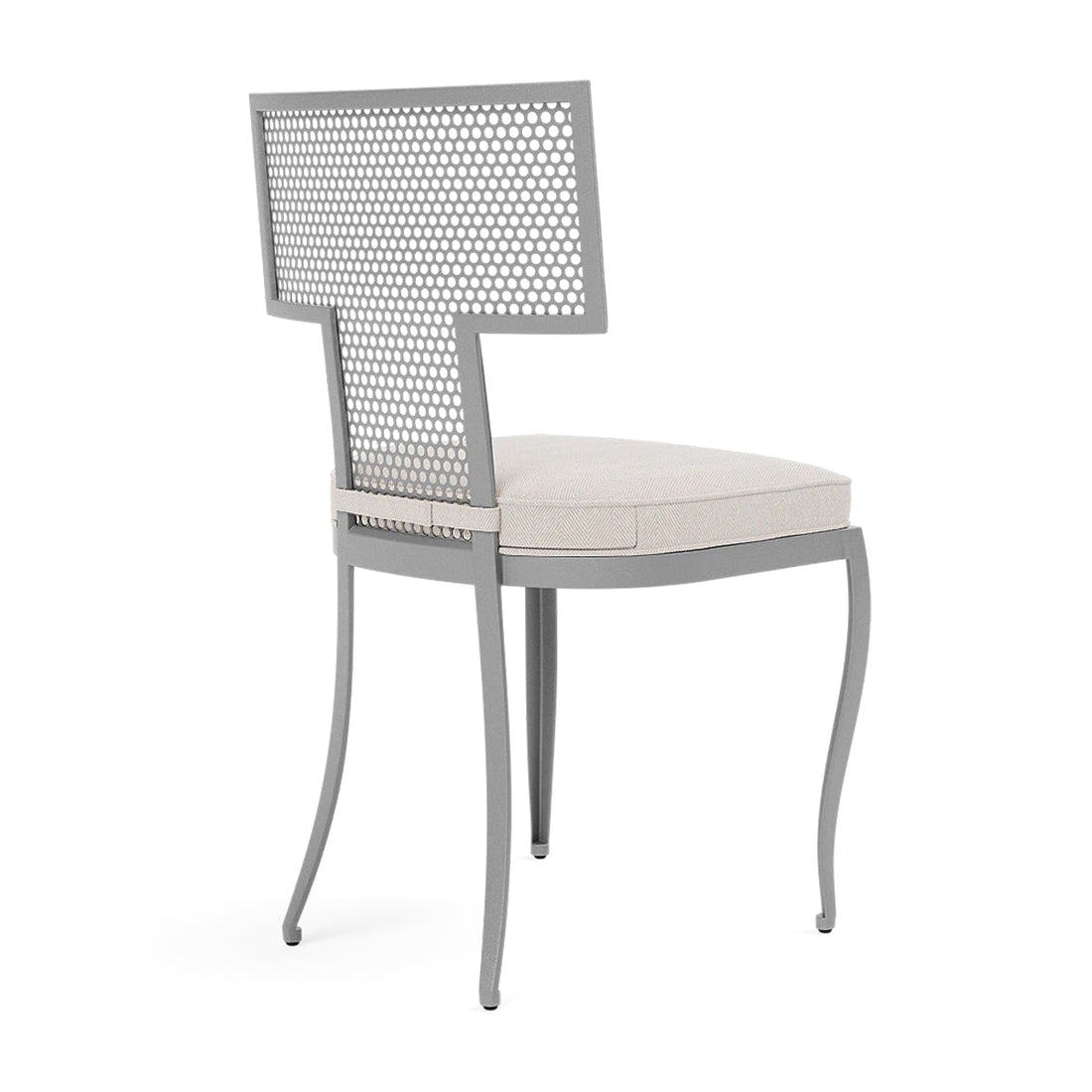 Made Goods Hadley Metal Outdoor Dining Chair in Pagua Fabric