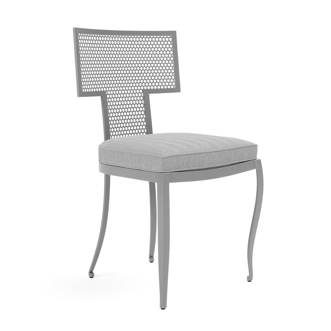 Made Goods Hadley Metal Outdoor Dining Chair in Pagua Fabric