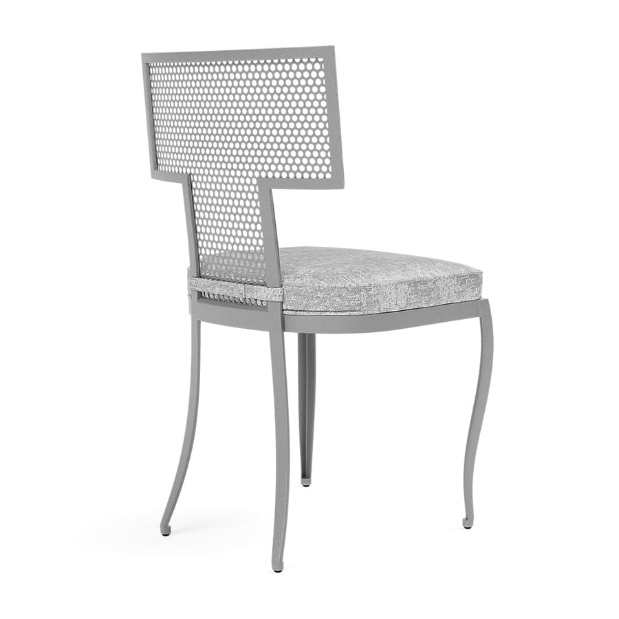 Made Goods Hadley Metal Outdoor Dining Chair in Volta High-Performance Fabric