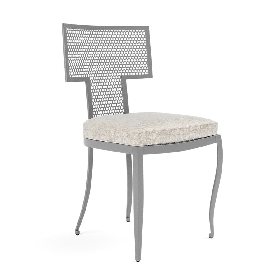 Made Goods Hadley Metal Outdoor Dining Chair in Volta High-Performance Fabric