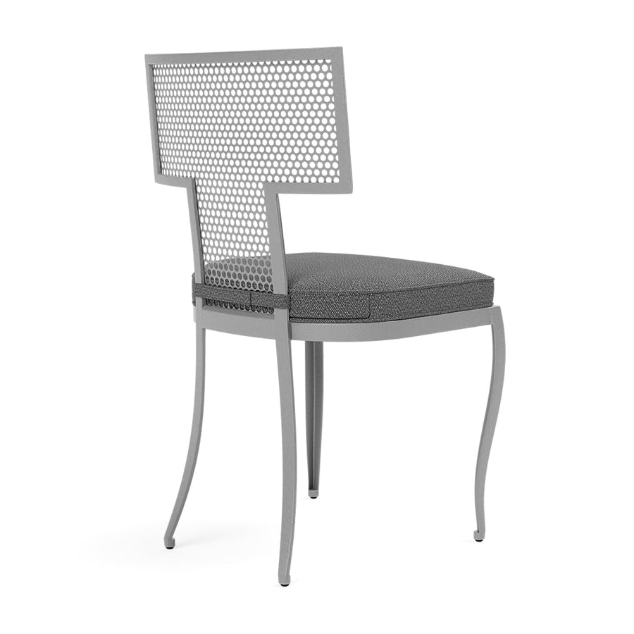 Made Goods Hadley Metal Outdoor Dining Chair in Weser Fabric