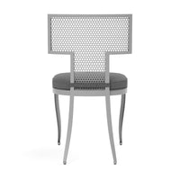 Made Goods Hadley Metal Outdoor Dining Chair in Weser Fabric