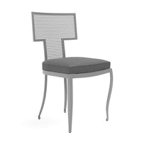 Made Goods Hadley Metal Outdoor Dining Chair in Weser Fabric