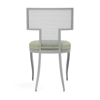 Made Goods Hadley Metal Outdoor Dining Chair in Weser Fabric